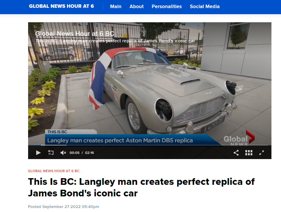 Q car James Bonds's iconic car - Glocal News 2022 Sep 27